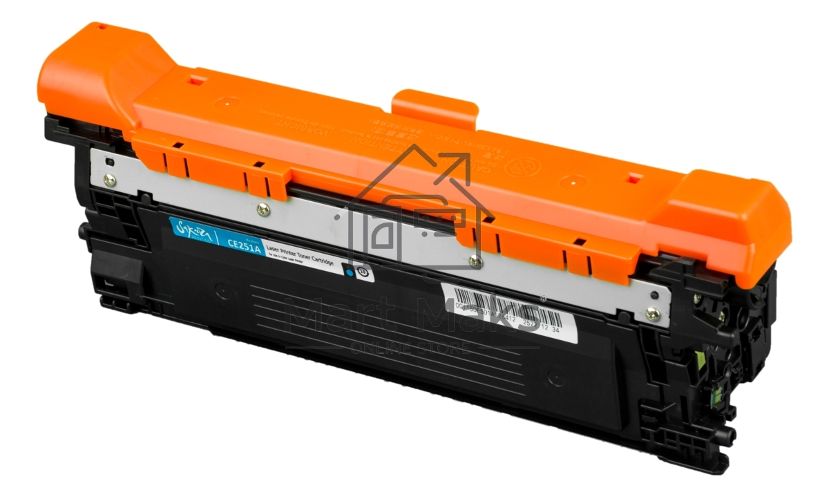 Картридж лазерный Sakura CE251A для HPColor LaserJet CM3530MFP/CM3530fsMFP/CP3525/CP3525n/CP3525dn/CP3525x, синий, 7000 к.