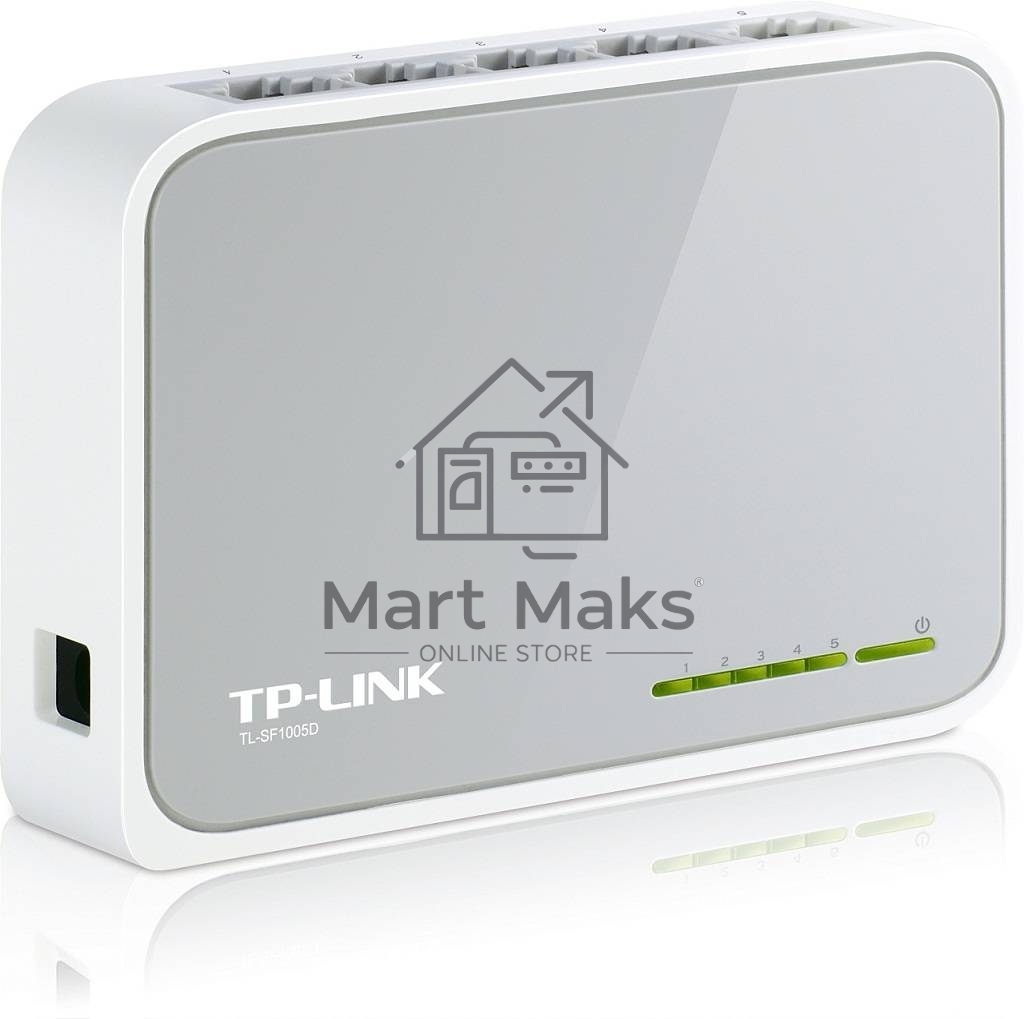 Коммутатор TP-Link SOHO TL-SF1005D Коммутатор 5-port 10/100M mini Desktop Switch, 5 10/100M RJ45 ports, Plastic case