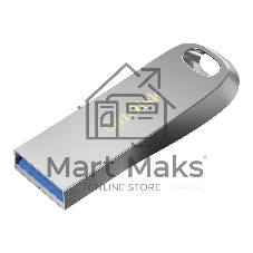 Флешка USB SanDisk Ultra Lux CZ74 (SDCZ74-128G-G46), 128Gb, USB 3.1, R/W 100/40, серебристый