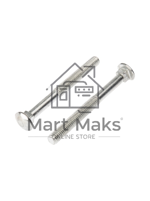 Болт мебельный KRANZ DIN 603, 8х80, упаковка поставщика ( 20 кг. / 620 шт.)