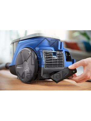 Пылесос Philips XB2123/09 синий, 360/850 Вт, уборка сухая, пылесборник контейнер 1.3 л