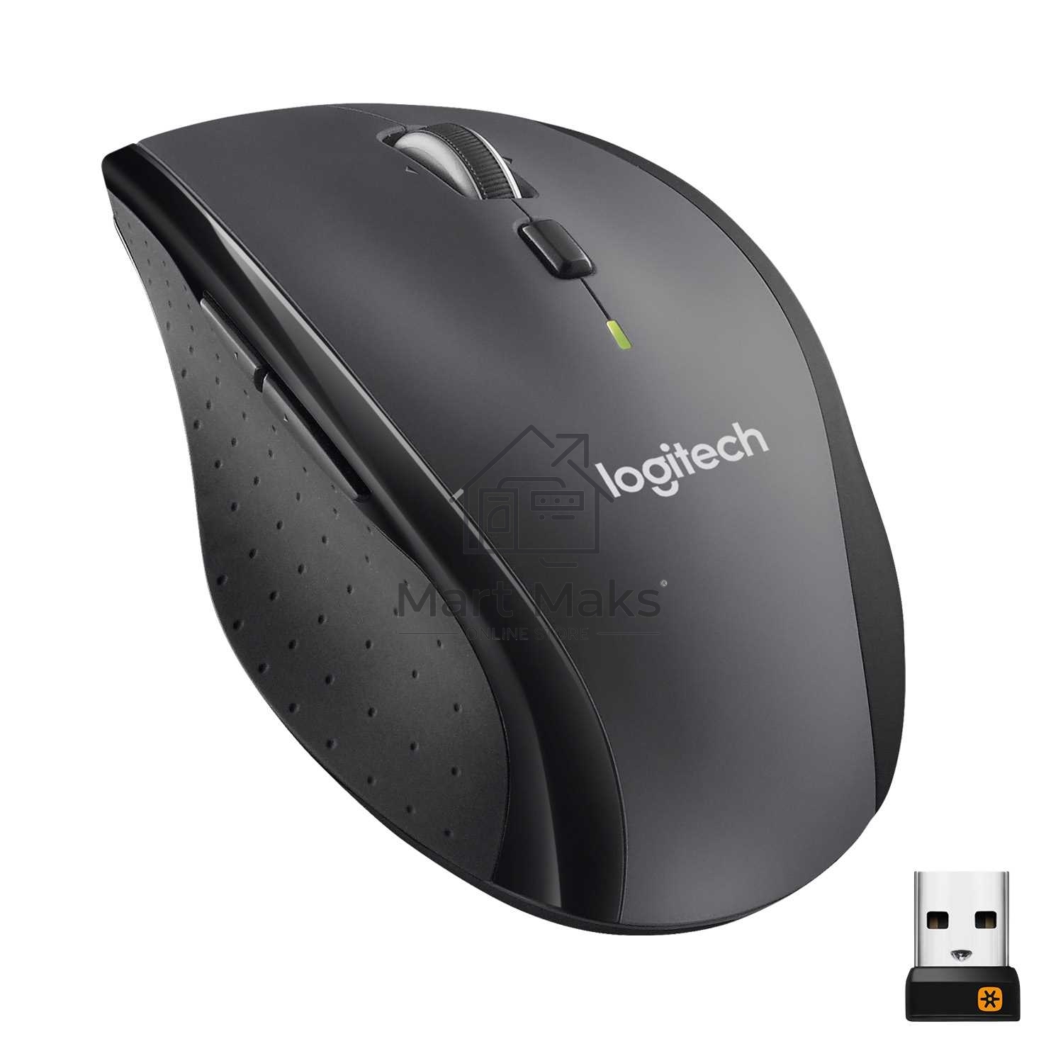 Мышь беспроводная Logitech M705 черный, 1000 dpi, радиоканал, USB, кнопки - 7
