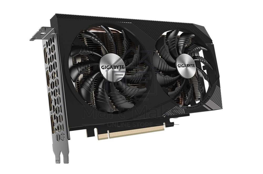 Видеокарта GIGABYTE GV-N3050WF2OCV2-8GD NVIDIA GeForce RTX3050 8Gb GDDR6 128bit 2xHDMI 2xDP