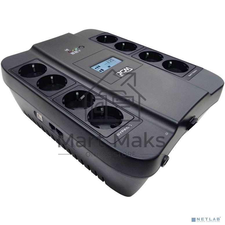 Источник бесперебойного питания Powercom Spider SPD-550U LCD 330Вт 550ВА черный