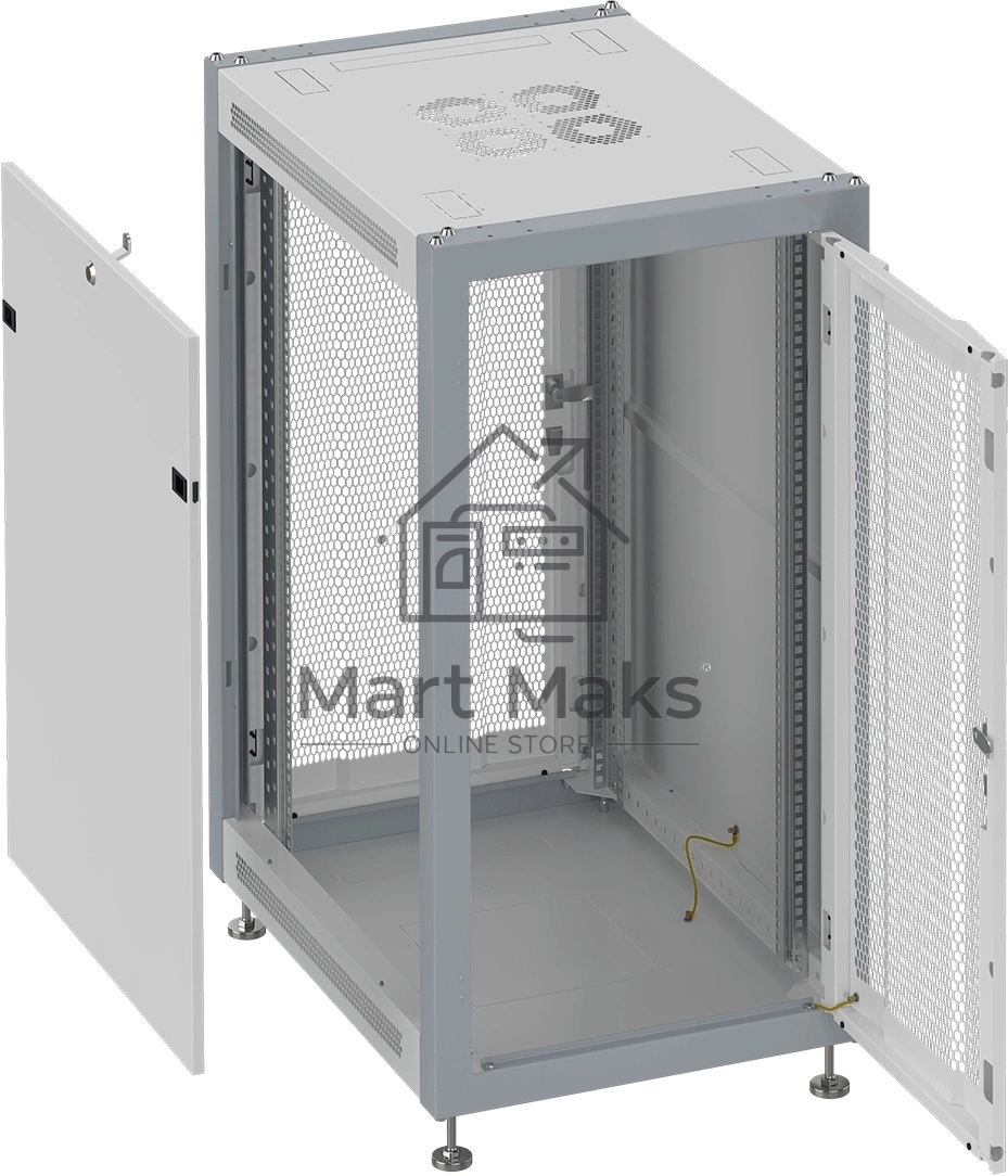 Шкаф коммутационный Sysmatrix (SL 6622.733) напольный 22U 600x600мм пер.дв.перфор. задн.дв.перфор. 800кг серый IP20