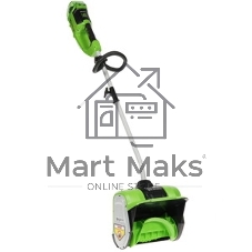 Снеголопата аккумуляторная GREENWORKS 2600807UA шир.300мм 1 аккум 40В 2 А/ч + ЗУ