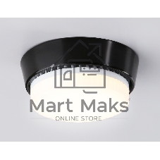 Светильник накладной G10189 BK черный GX53 max 12W D90*20