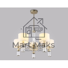 Люстра Ambrella light LH71301/5 CGD/WH золото/белый E14/5 max 40W D680*740