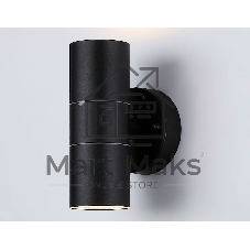 Светильник Ambrella light ST3707/2 BK черный IP54 GU10/2 max 35W 160*60*95