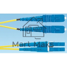 Патч-корд Panduit F92ELLNSNSNM007 2xOS1/2 LC дуплекс-SC дуплекс 7м LSZH желтый