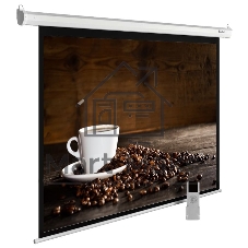 Экран Cactus 300x300 см MotoExpert CS-PSME-300x300-WT 1:1 настенно-потолочный рулонный белый (моторизованный привод)