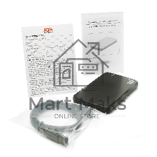 Внешний корпус для HDD/SSD AgeStar 3UB2A12 SATA пластик/алюминий черный 2.5