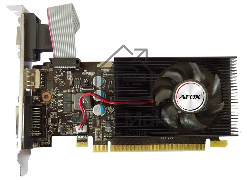 Видеокарта AFOX Geforce GT730 1GB DDR3 128Bit DVI HDMI VGA LP Single Fan