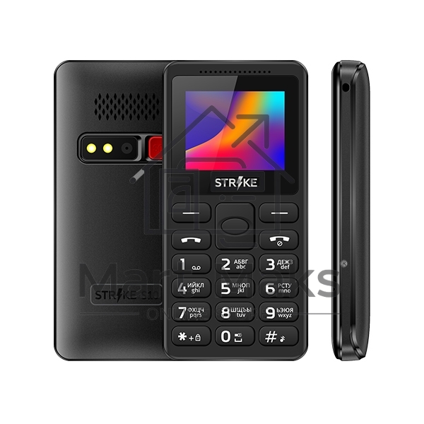 Мобильный телефон BQ Strike S10 черный SC6531E