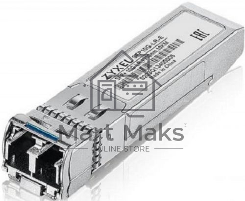 Трансивер ZYXEL SFP10G-LR-E (pack of 10 pcs), SFP transceiver single mode, SFP +, Duplex LC, 1310nm, 10 km