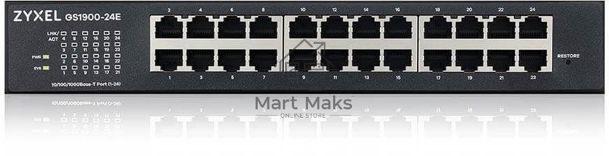 Коммутатор Zyxel GS1900-24E-EU0103F 24G управляемый