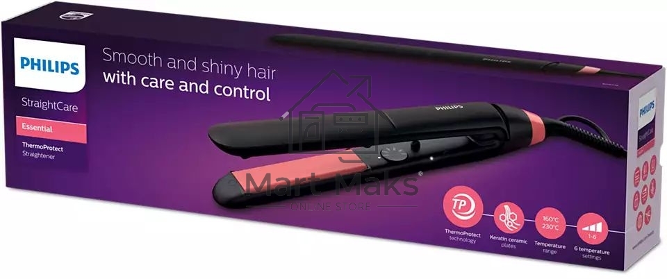 Выпрямитель для волос Philips BHS376/00 ThermoProtect