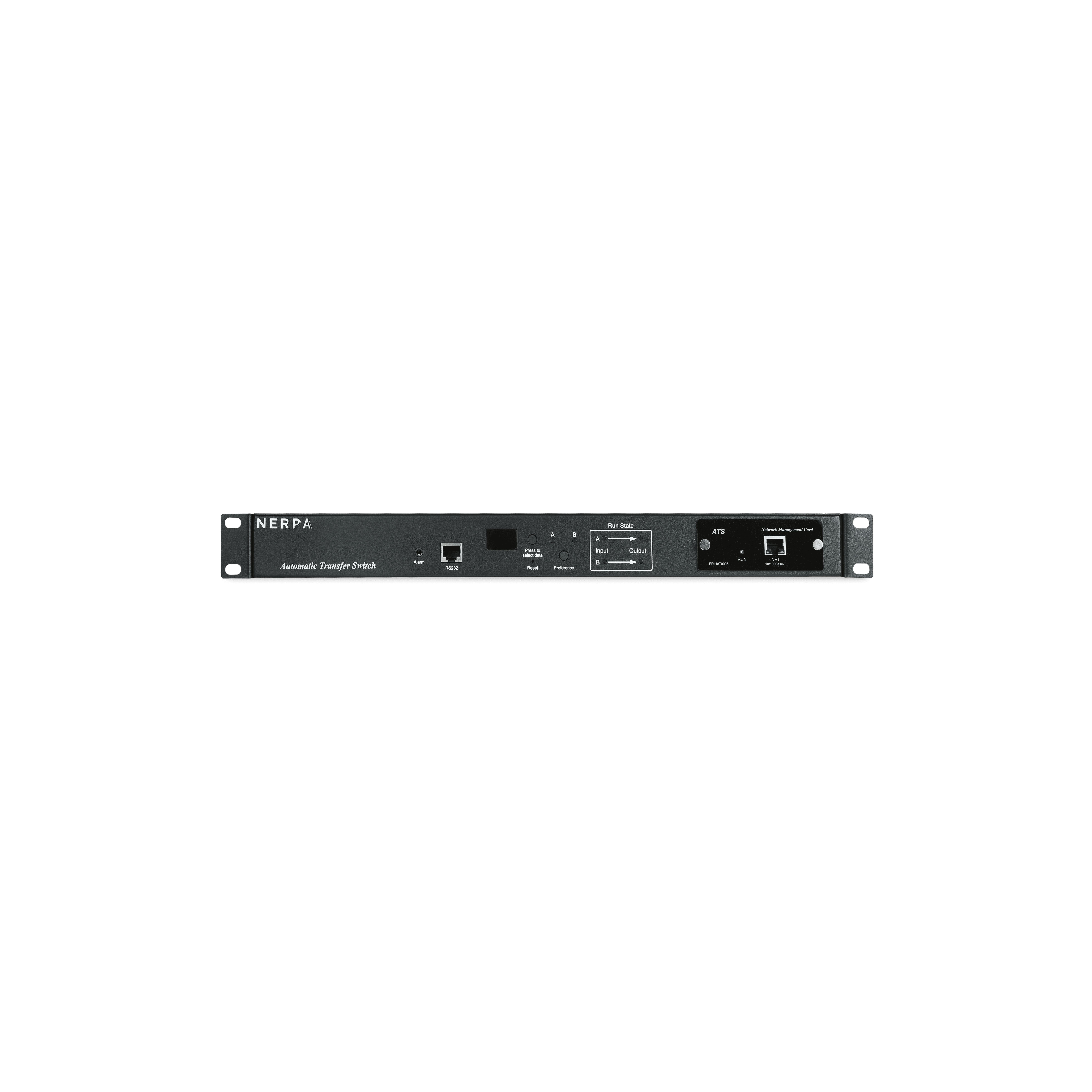 Блок распределения питания «Nerpa PU» IRON ATS Monitored (Outlet Level), EC, 1U, single phase, input 2 х IEC320 C20 inlet outputs 8 x IEC320 C13; 1 x IEC320 C19