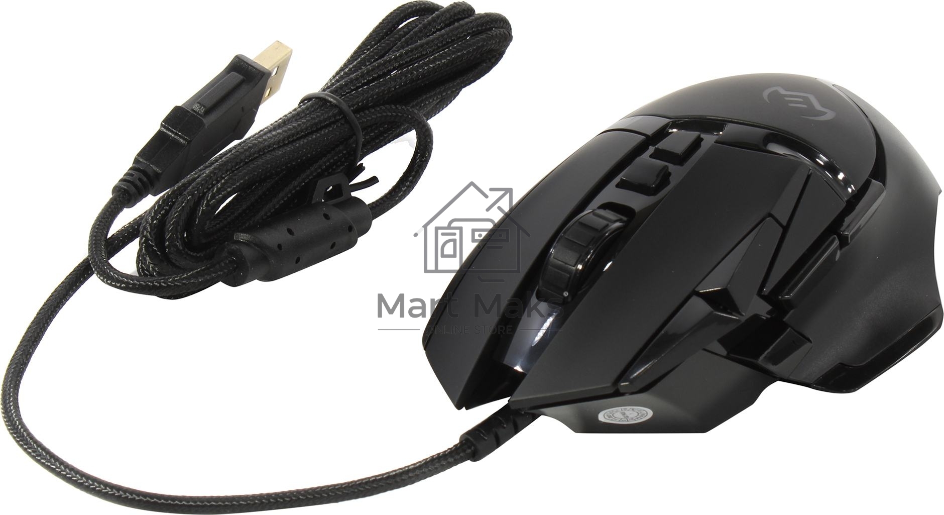 Мышь проводная SVEN RX-G975 черный, 10000 dpi, USB, кнопки - 10