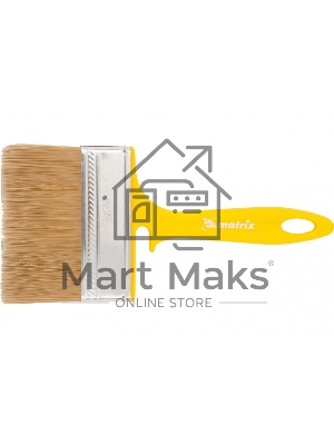 Кисть флейцевая Matrix для лаков, 100х12 мм, искусственная щетина, пластиковая рукоятка 83366