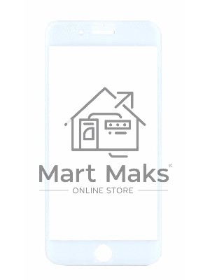 Защитное стекло 4D для Apple iPhone 7/8 Plus белый