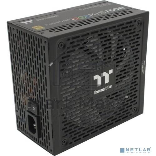 Блок питания Thermaltake Toughpower iRGB PLUS 750W RTL (PS-TPI-0750F3FDGE-1), 750Вт, 80 PLUS Gold, 140мм, модульный, черный