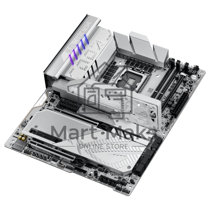 Материнская плата ASUS ROG MAXIMUS Z890 APEX, LGA 1851, Intel Z890, 2xDDR5, 4xSATA, 4xM.2, 1xPCIe 5.0 x16, 1xPCIe 5.0 x8, 2xUSB-C Thunderbolt 4, 1xUSB-C 20Gbps, 4xUSB-A 10Gbps, 4xUSB-A 5Gbps, 1x 5Gb LAN, 2x3.5 мм, 7.1, ATX