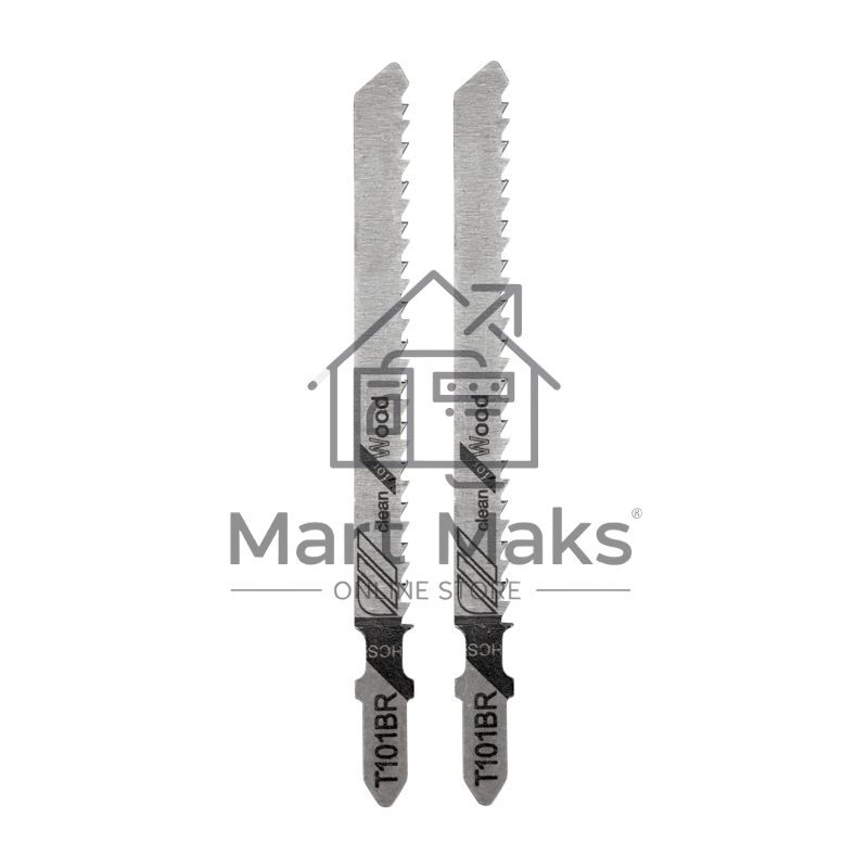 Пилка для электролобзика Kranz 100 мм 10 з/д 4-30 мм обр. зуб. T101BR (2 шт./уп.) (дерево)