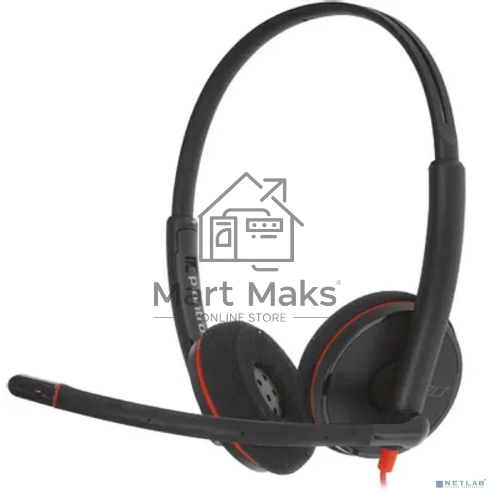 Гарнитура Plantronics Blackwire 3220 чёрный, проводная, USB