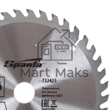 Пильный диск по дереву Sparta ф180 х 22 мм, 40 зубьев