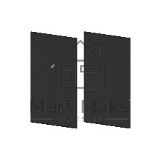 GL3608 BK черный заглушка для встраиваемого магнитного шинопровода Magnetic 48V (2шт)