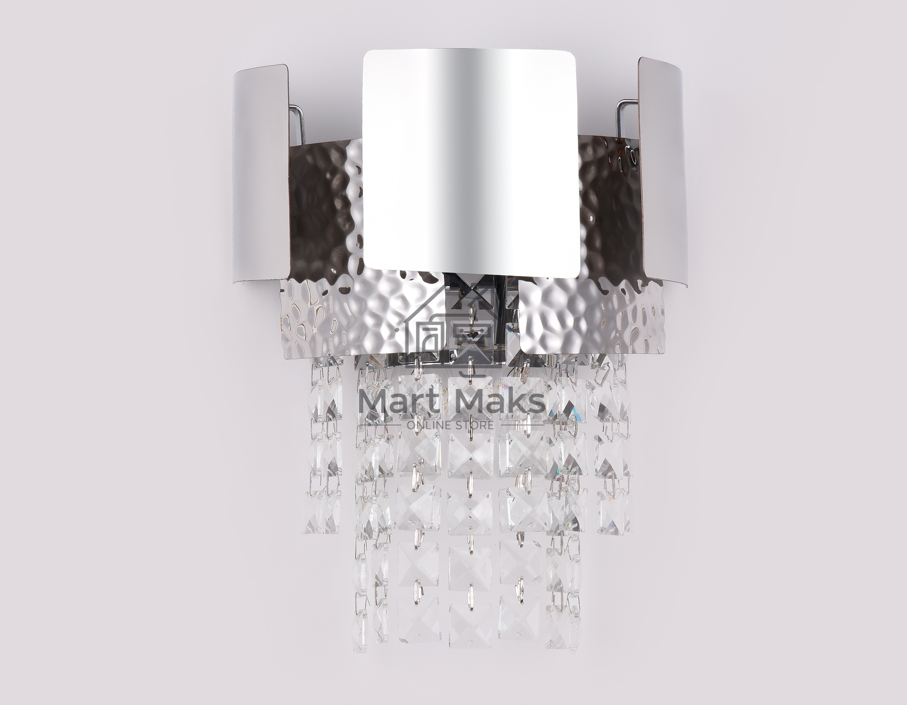 Светильник Ambrella light TR5250/2 SL/CL серебро/прозрачный E14/2 max 40W 270*240*150
