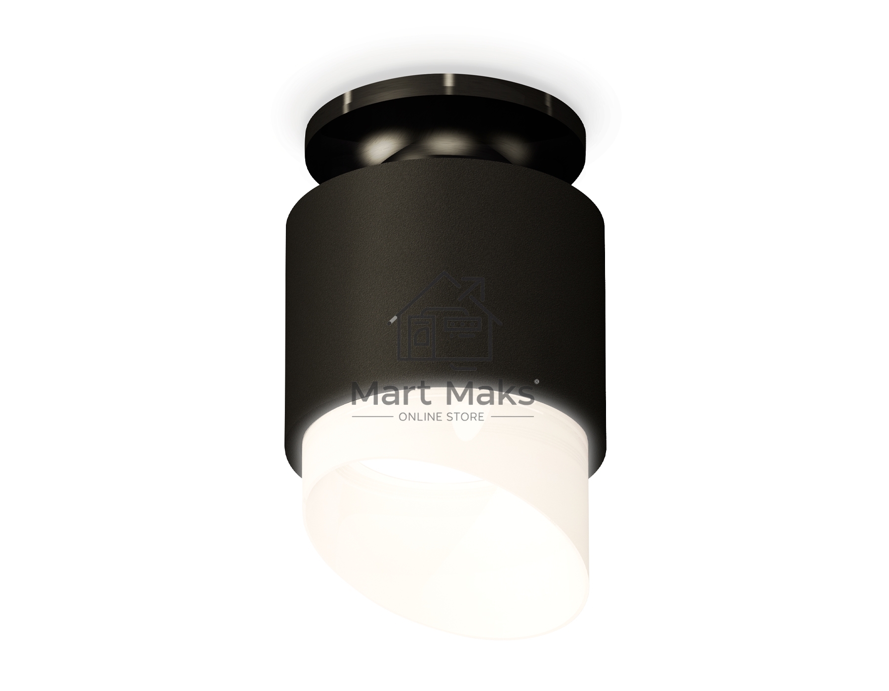 Светильник Ambrella Light XS7511066 SBK/PBK/FR черный песок/черный полированный/белый матовый MR16 GU5.3 (N7926, C7511, N7175)
