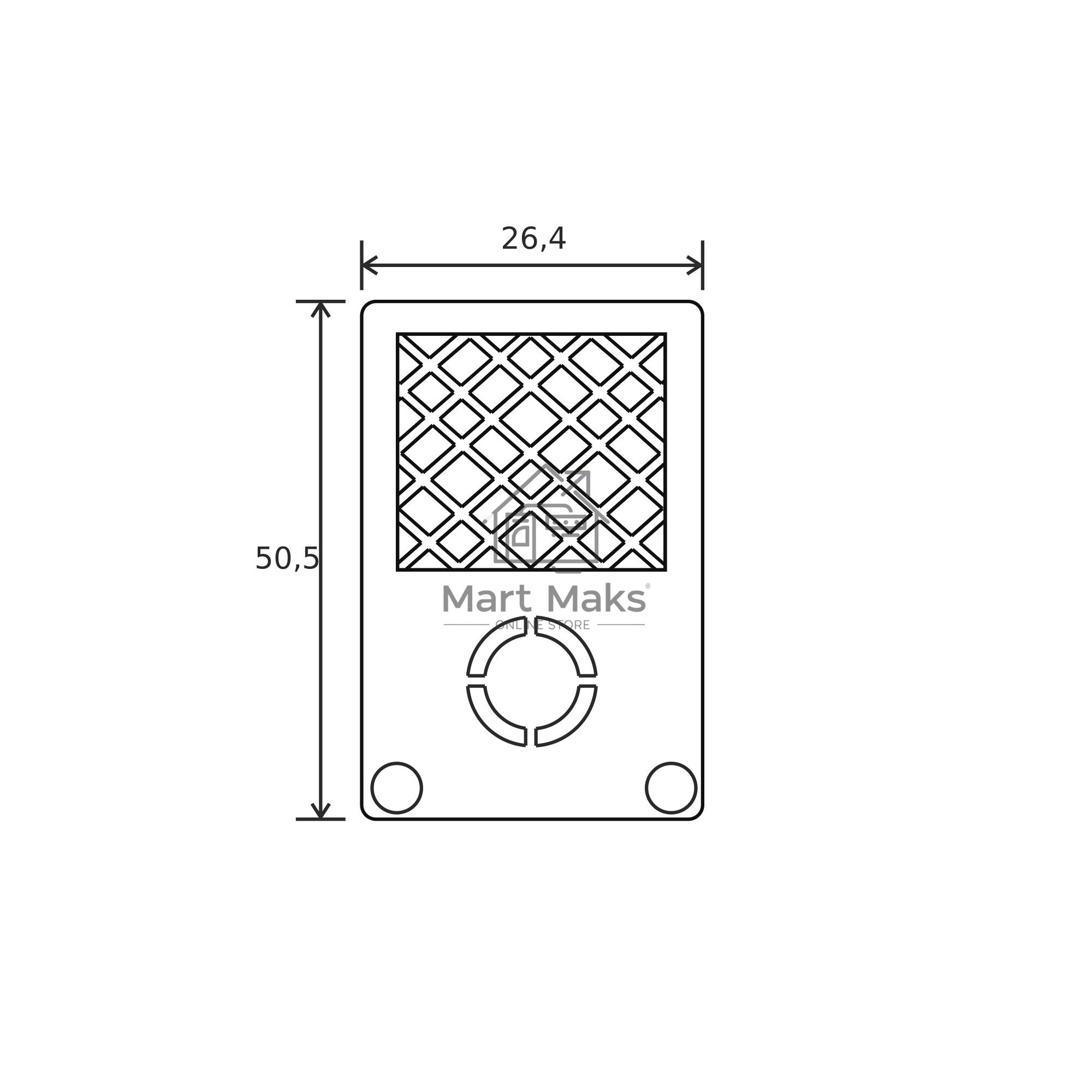 Slim Magnetic Заглушка для шинопровода (2 шт.) 85089/00