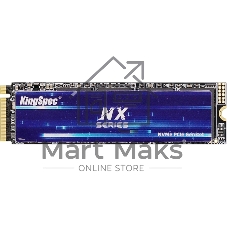 Твердотельный накопитель Kingspec SSD NX-4096 2280, 4096GB, M.2(22x80мм), NVMe, PCIe 3.0 x4, 3D QLC, R/W 3600/3200MB/s, IOPs 380 000/320 000, TBW 1920, DWPD 0.4 (3 года)