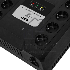 Источник бесперебойного питания CBR CRYSTAL CTL-600 / 600 ВА / 360 Вт / 8 x CEE 7 (евророзетка)