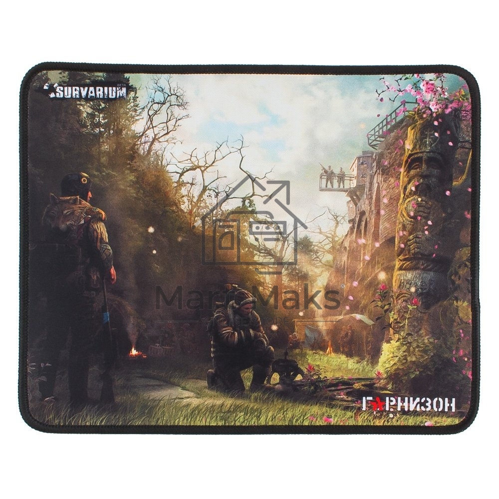 Коврик для мыши Гарнизон GMP-120, игровой, дизайн - игра Survarium, ткань/резина, размеры 200 x 250 x 3 мм