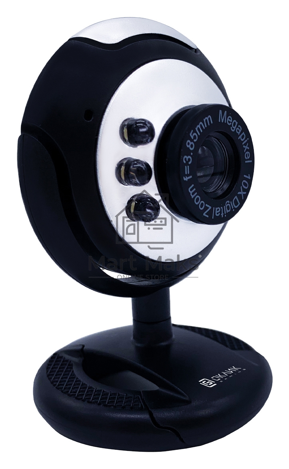 Камера Web Оклик OK-C8825 черный 0.3Mpix (640x480) USB2.0 с микрофоном