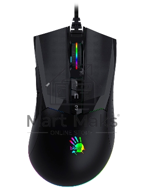 Мышь проводная A4Tech Bloody W90 Max черный, 10000 dpi, USB, кнопки - 10