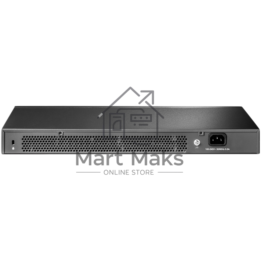 Коммутатор TP-Link JetStream™ 24-port Pure-Gigabit L2+ Managed Switch, 24 10/100/1000Mbps RJ45, 4*10G SFP+ Slots