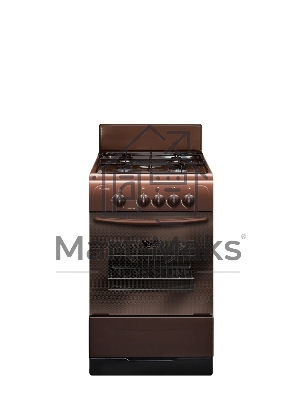 Плита газовая Gefest ПГ 3200-08 К43 коричневый, конфорок 4 шт, духовка 42 л, 50 см x 85 см x 53 см