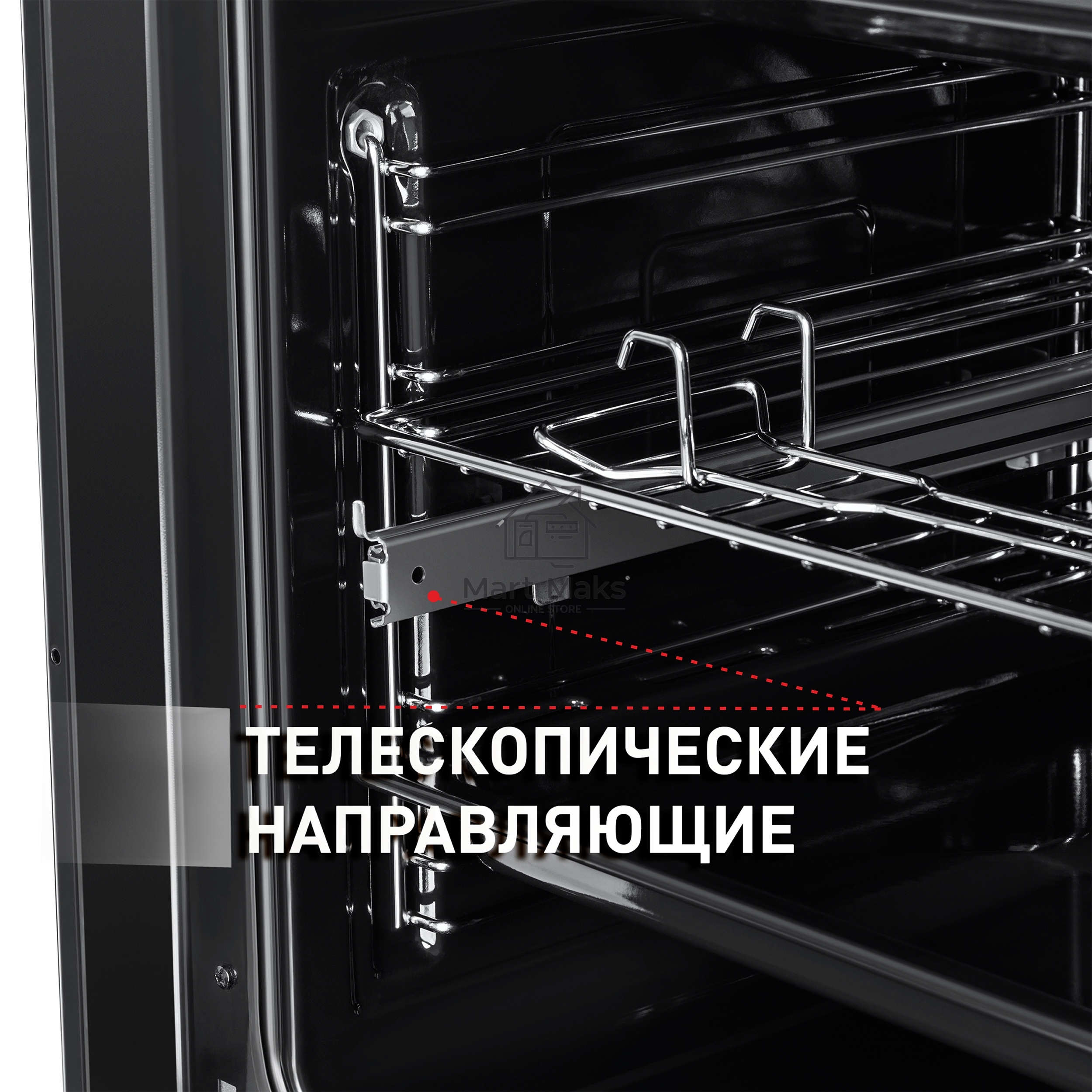 Шкаф духовой электрический Maunfeld EOEFG.566RBG.RT, встраиваемый
