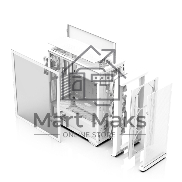 Компьютерный корпус MidiTower Zalman Z10 DUO White (без блока питания) (Zalman Z10 DUO White)
