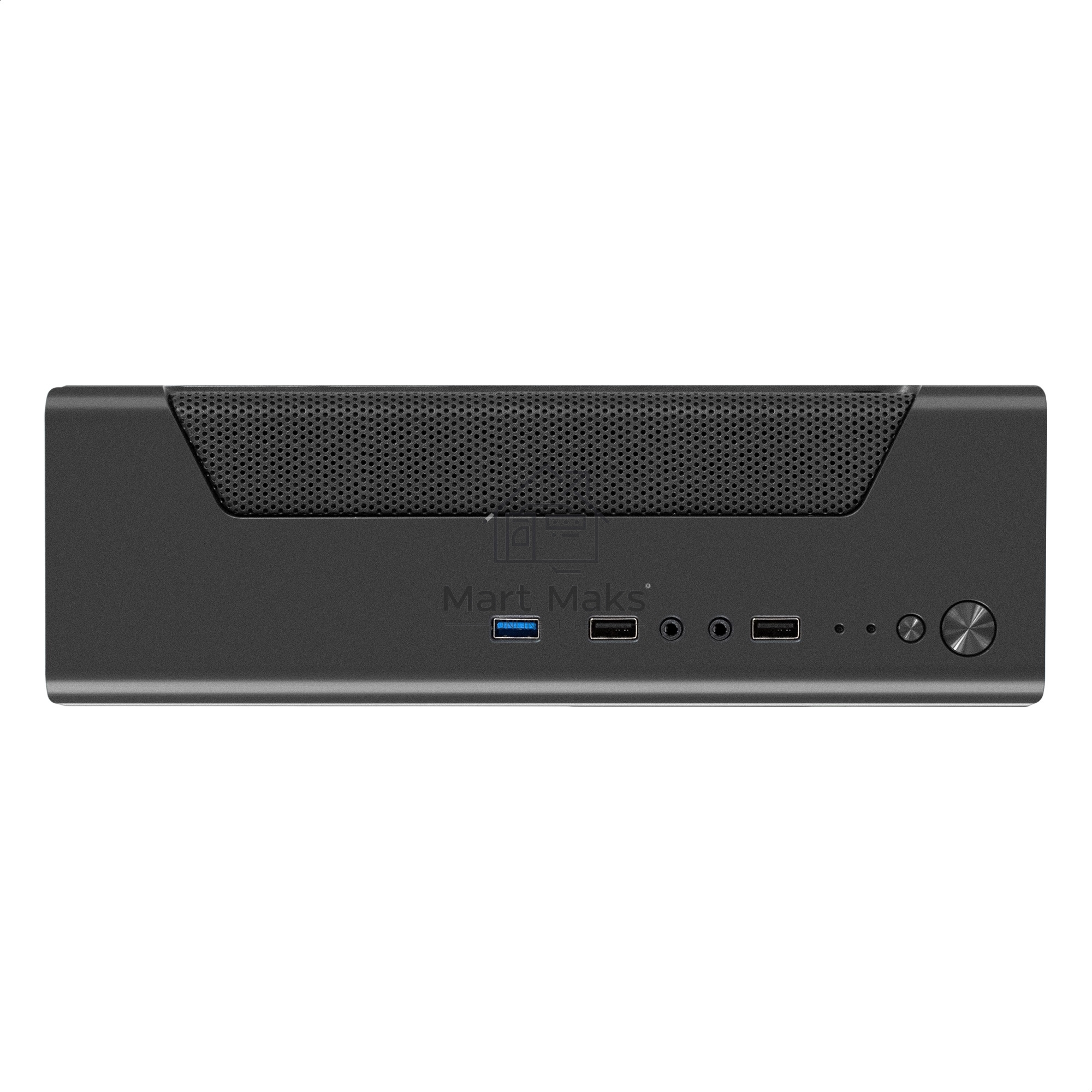 Компьютерный корпус Desktop ExeGate FL-102-TPS450 (mini-ITX, БП TPS450 с вент. 8см, 2*USB + 1*USB 3.0, аудио, черный)