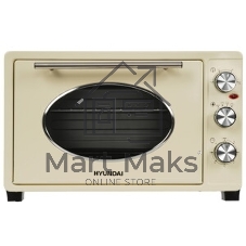 Мини-печь Hyundai MIO-HY084 33л. 1500Вт бежевый/хром