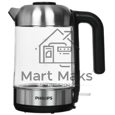 Чайник электрический Philips HD9339/80 1.7 л, 2200 Вт, прозрачный (корпус: стекло)
