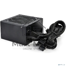 Блок питания PCCOOLER, 550W 80+ белый (ATX, ATX 2.4, Non-modular, 1x24(20+4)pin 550мм, 1xCPU*2 8(4+4)pin 610+150мм, 1xPCIe*2 8(6+2)pin 510+150мм, 2xSATA*3+MOLEX4pin*1 450+150+150+150мм, Active, 120x120мм, 140x150x86мм, APFC, OVP, SCP, OPP (140-160%, 2ms delay))