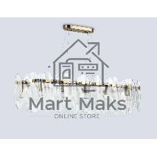 Светильник Ambrella light LH31255/12 BS/CL латунь/прозрачный E14*12 max 40W 1000*340*270