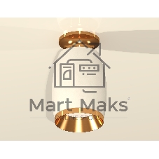 Светильник Ambrella Light XS1122044 SWH/PYG белый песок/золото желтое полированное MR16 GU5.3 (N6905, C1122, N7034)