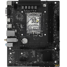 Материнская плата Maxsun Challenger B760M-F WIFI, LGA 1700, Intel B760, 2xDDR4, 3xSATA, 1xM.2, 1xPCIe 4.0 x16, 1xPCIe x1, 1xVGA, 1xHDMI, 1x1Gb LAN, Wi-Fi 5, Bluetooth 4.2, 2xUSB-A 5Gbps, 4xUSB-A 2.0, 3x3.5 мм, 7.1, чёрный, mATX